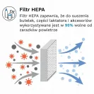 Baby Brezza Sterilizer Dryer Advanced - sterylizator i suszarka do butelek BRZ0069