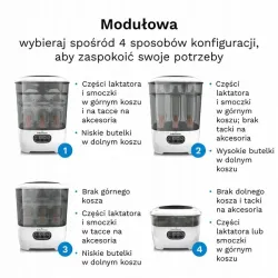Baby Brezza Sterilizer Dryer Advanced - sterylizator i suszarka do butelek BRZ0069