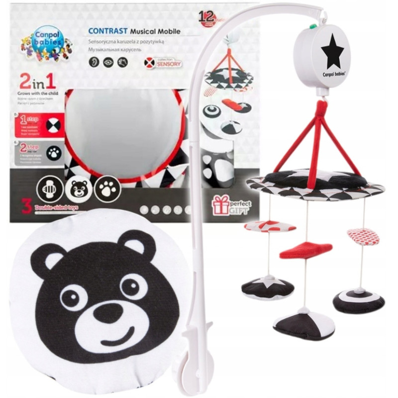 Canpol Karuzela sensoryczna z pozytywką SENSORY TOYS 68/084