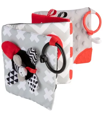 Książeczka edukacyjna CANPOL BABIES Sensory Toys kontrastowa 68/081