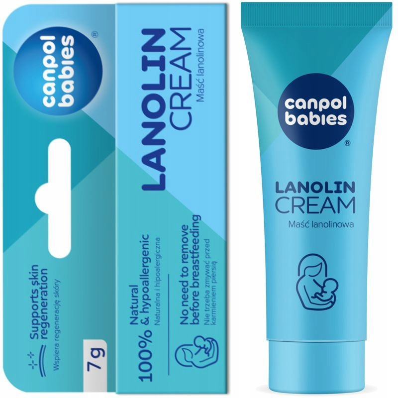 Maść lanolinowa lanolina do brodawek sutkowych Canpol babies 7 ml 14/000