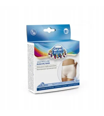 Majtki poporodowe wielorazowe siateczkowe Canpol babies S/M  73/001