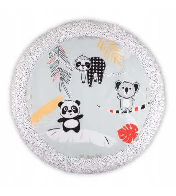 CANPOL Mata sensoryczna kontrastowa BabiesBoo z lusterkiem 68/092