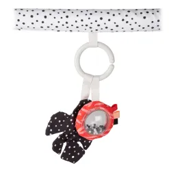 CANPOL Mata sensoryczna kontrastowa BabiesBoo z lusterkiem 68/092