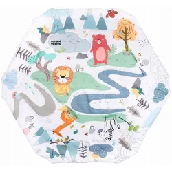 Canpol Babies Edukacyjna mata do zabawy kojec dla dzieci Safari 81/100