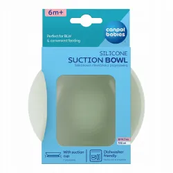 CANPOL silikonowa miseczka z przyssawką 330 ml 51/400 grey