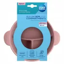 MISKA SILIKONOWA CANPOL Z 3 PRZEGRÓDKAMI PRZYSSAWKĄ 360 ML DOTS 51/403 pink