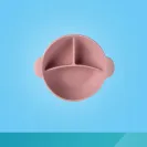 MISKA SILIKONOWA CANPOL Z 3 PRZEGRÓDKAMI PRZYSSAWKĄ 360 ML DOTS 51/403 pink