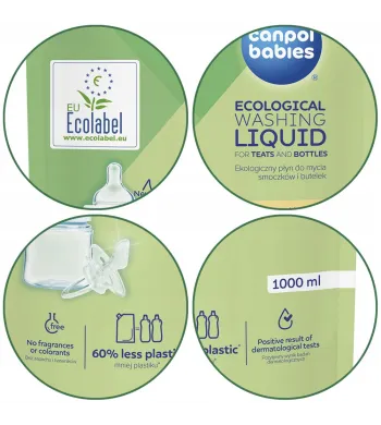 CANPOL Płyn Do Mycia Butelek i Smoczków 500ml. 1/500