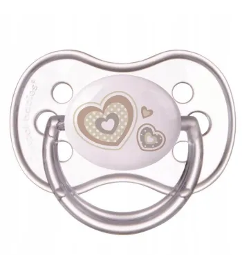 Smoczek Canpol babies anatomiczny silikon Newborn baby beż 0-6m 22/565