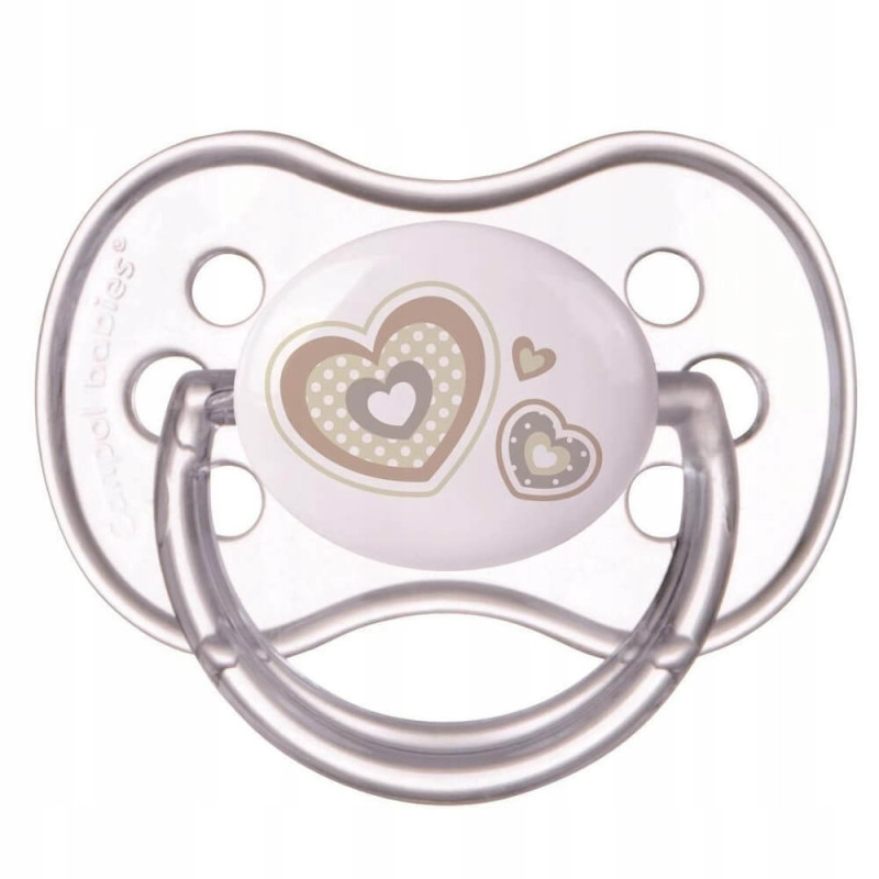 Smoczek Canpol babies anatomiczny silikon Newborn baby beż 0-6m 22/565