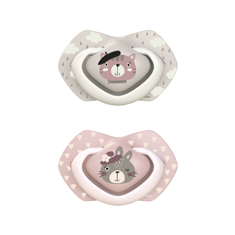 Canpol Smoczki Symetryczne 18+ BONJOUR Pink 22/649