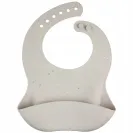 Canpol babies śliniak silikonowy z kieszonką DOTS 51/029 grey