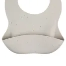 Canpol babies śliniak silikonowy z kieszonką DOTS 51/029 Pink