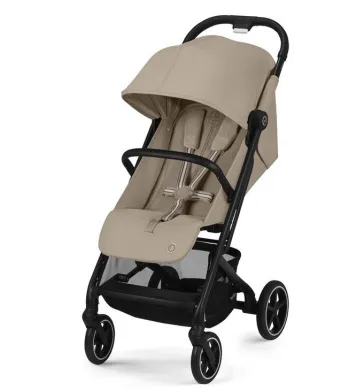 Cybex Beezy Almond Beige  – lekki i kompaktowy wózek spacerowy