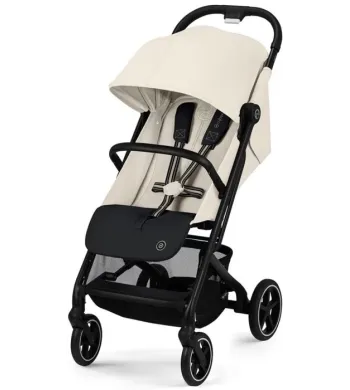 Cybex Beezy lekki wózek spacerowy BLK Canvas White