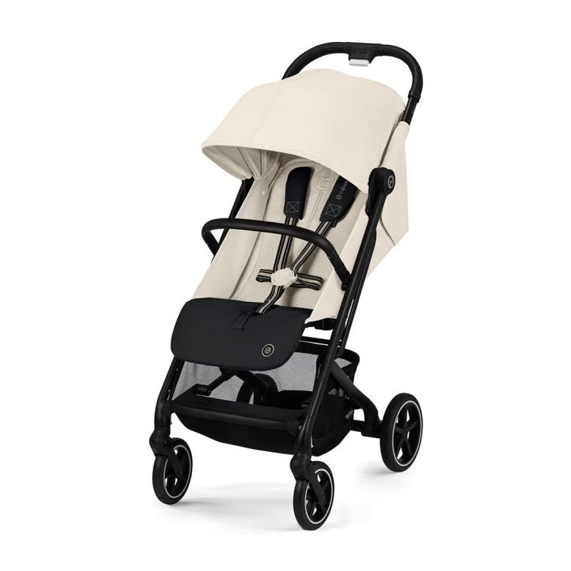 Cybex Beezy lekki wózek spacerowy BLK Canvas White