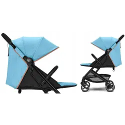 Cybex Beezy Canvas White – lekki i kompaktowy wózek spacerowy