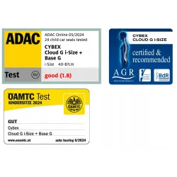 Cybex Cloud G i-Size fotelik samochodowy 0-13 kg PLUS Moon Black Stormy Blue