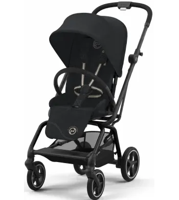 Cybex Eezy S Twist+2 Magic Black – lekki wózek spacerowy z obrotowym siedziskiem