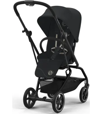 Cybex Eezy S Twist+2 Magic Black – lekki wózek spacerowy z obrotowym siedziskiem