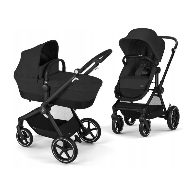 Cybex Eos LUX Wózek wielofunkcyjny 2w1 Moon Black OPIS
