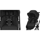 Cybex Eos LUX Moon Black 2w1 – elegancki wózek głęboko-spacerowy