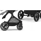 Cybex Eos LUX Moon Black 2w1 – elegancki wózek głęboko-spacerowy