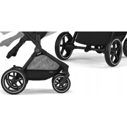 Cybex Eos LUX Moon Black 2w1 – elegancki wózek głęboko-spacerowy Cybex Eos LUX Moon Black 2w1 – elegancki wózek głęboko-spacerowy
