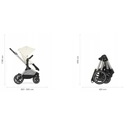 Cybex Eos LUX Moon Black 2w1 – elegancki wózek głęboko-spacerowy Cybex Eos LUX Moon Black 2w1 – elegancki wózek głęboko-spacerowy