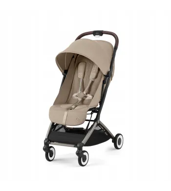 CYBEX ORFEO '25 lekki 6,3 kg wózek Lie-Flat Almond Beige beżowy