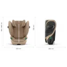 Cybex Solution G2 Plus fotelik samochodowy 100-150 cm Almond Beige