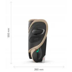 Cybex Solution G2 Plus fotelik samochodowy 100-150 cm Stone Grey Cybex Solution G2 Plus fotelik samochodowy 100-150 cm Stone Grey