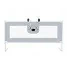 PRIMABOBO Barierka ochronna do łóżka MIŚ 200cm SKŁADANA, dla dzieci SZARA