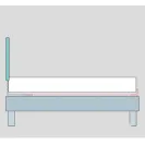 PRIMABOBO Pasy napinające do barierek ochronnych do łóżka