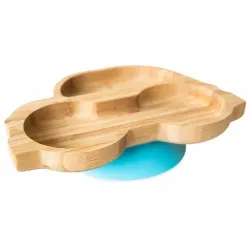 ECORASCALS Miseczka Bambusowa Autko niebieskie ECORASCALS Miseczka Bambusowa Autko niebieskie