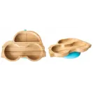 ECORASCALS Miseczka Bambusowa Autko niebieskie