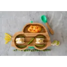 ECORASCALS Miseczka Bambusowa Autko niebieskie