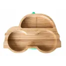 ECORASCALS Miseczka Bambusowa Autko zielone