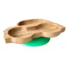 ECORASCALS Miseczka Bambusowa Autko zielone