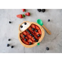 ECORASCALS Miseczka Bambusowa Kaczuszka niebieska ECORASCALS Miseczka Bambusowa Kaczuszka niebieska