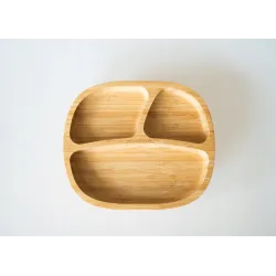 Ecorascals TALERZYK BAMBUSOWY Z PRZYSSAWKĄ zielony Ecorascals TALERZYK BAMBUSOWY Z PRZYSSAWKĄ zielony