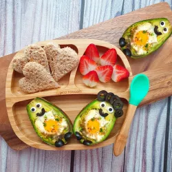 Ecorascals TALERZYK BAMBUSOWY Z PRZYSSAWKĄ zielony Ecorascals TALERZYK BAMBUSOWY Z PRZYSSAWKĄ zielony