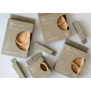 Ecorascals  TALERZYK BAMBUSOWY Z PRZYSSAWKĄ zielony