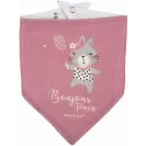 CANPOL MIĘKKI ŚLINIAK APASZKA 2w1 MUŚLIN 26/900 Pink