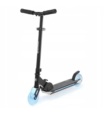 Hulajnoga dwukołowa Świecące Koła ICE FLASH BLACK