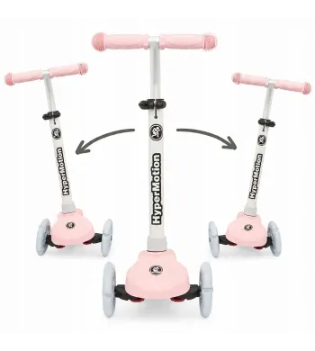 Hulajnoga Trójkołowa Balansowa Świecące Koła 50kgTringo Pink
