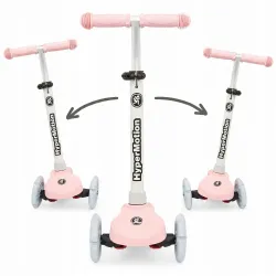 Hulajnoga Trójkołowa Balansowa Świecące Koła 50kgTringo Pink Hulajnoga Trójkołowa Balansowa Świecące Koła 50kgTringo Pink