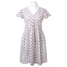 Koszula ciążowa krótki rękaw Eevi Linda M beż serca