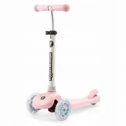 Hulajnoga Trójkołowa Balansowa Świecące Koła 50kgTringo Pink Hulajnoga Trójkołowa Balansowa Świecące Koła 50kgTringo Pink